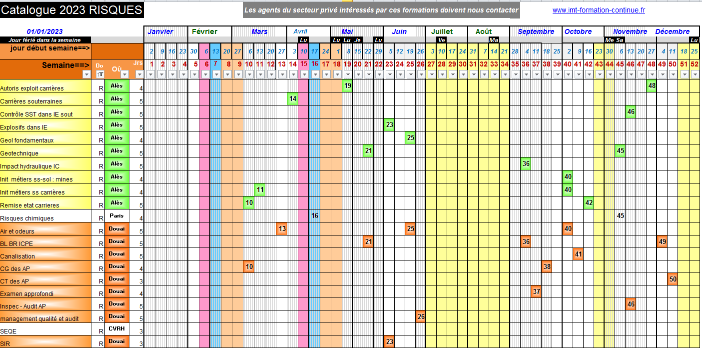Calendrier